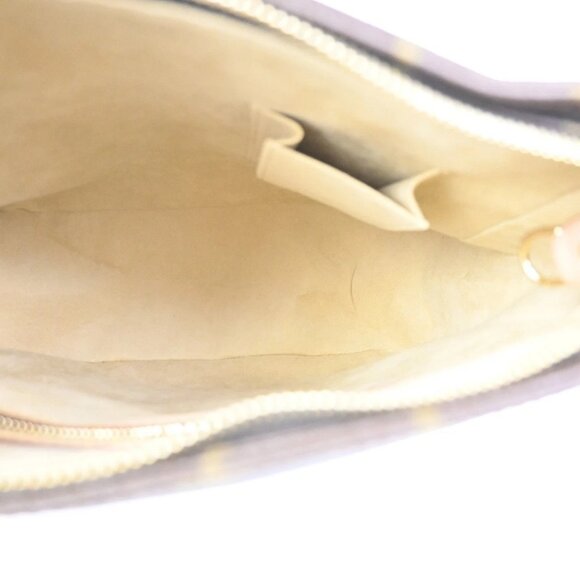 LOUIS VUITTON Logo Looping GM Shoulder Bag Monogram Leather Brown M51145 26RL728 - Picture 11 of 15